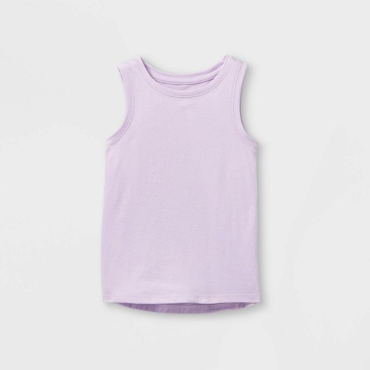 Toddler Girls' Solid Tank Top - Cat & Jack Purple