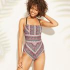 Women's Strappy Lace-up Back One Piece - Kona Sol S,