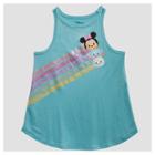 Disney Girls' Tsum Tsum Tank Top - Blue S,