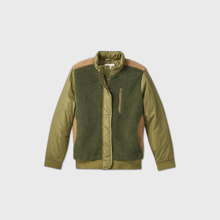 Women's Utility Sherpa Jacket - Universal Thread Green