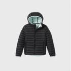 Girls' Packable Down Puffer Jacket - All In Motion Black
