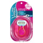 Venus Snap Cosmo Pink Women's On-the-go Travel Razor With Extra Smooth Cartridge