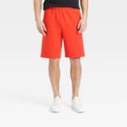 Men's French Terry Shorts - All In Motion Orange