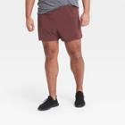 Men's 5 Lined Run Shorts - All In Motion Berry