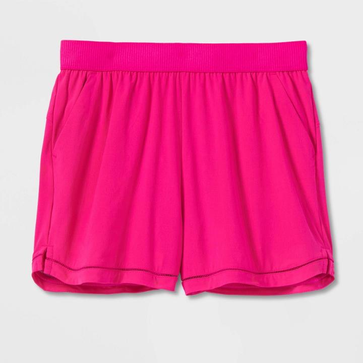 Girls' Woven Shorts 6 - All In Motion Pink