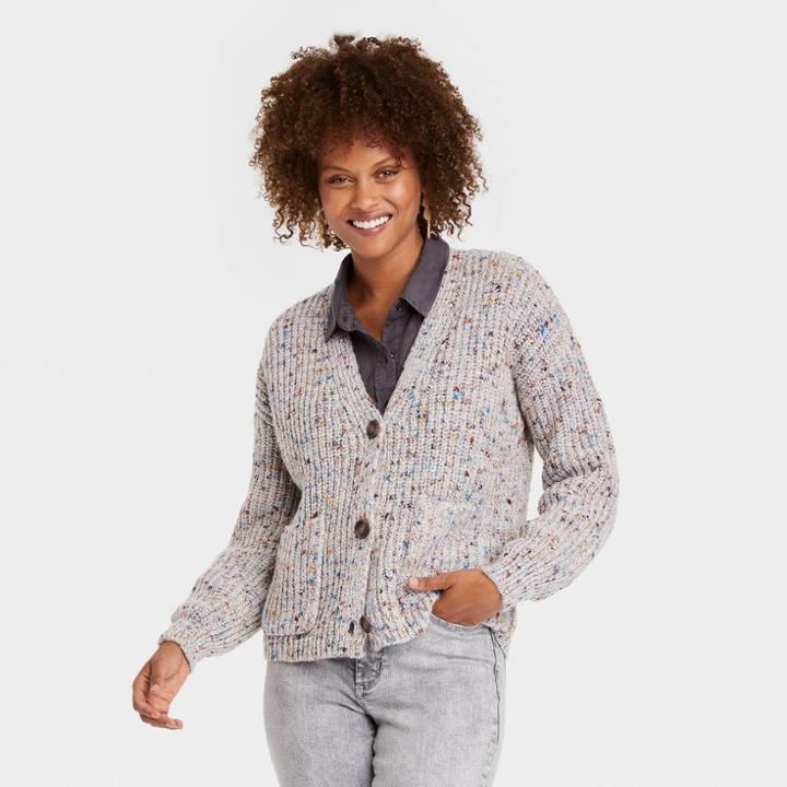 Women's Button-front Cardigan - Knox Rose Xs,