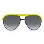 Target Men's Aviator Sunglasses - Yellow And Black,
