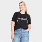 Merch Traffic Women's Metallica Plus Size Short Sleeve Graphic T-shirt - Black