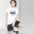 Men's Short Sleeve Paradise Coordinates Graphic T-shirt - Original Use White