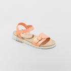 Girls' Armine Comfort Footbed Ankle Strap Sandals - Cat & Jack Coral (pink)