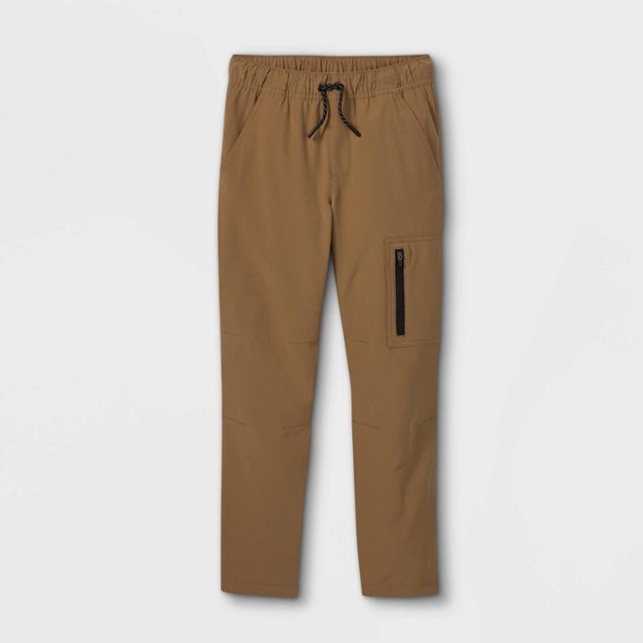 Boys' Stretch Pull-on Quick Dry Jogger Fit Pants - Cat & Jack Tan