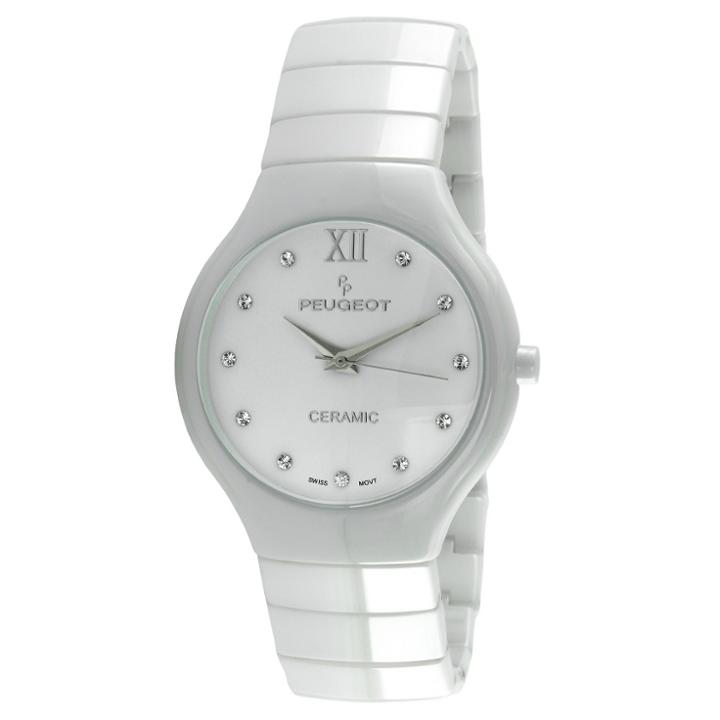Peugeot Watches Peugeot Women's White Genuine Ceramic