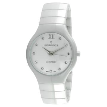 Peugeot Watches Peugeot Women's White Genuine Ceramic