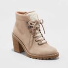 Women's Tipper Heeled Hiking Boots - Universal Thread Taupe