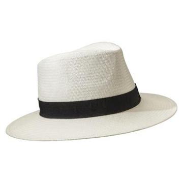 Northern Cap Men's White Panama Hat With Black Band -