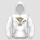 Men's Green Day Hooded Pullover Graphic Sweatshirt - White
