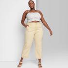 Women's Super-high Rise Straight Leg Utility Jeans - Wild Fable Acid Yellow