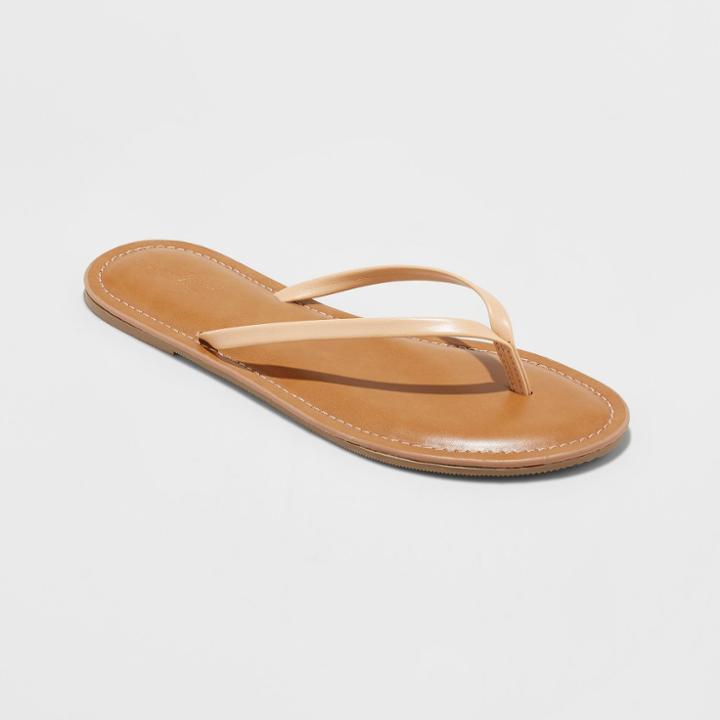 Women's Rowen Flip Flop Sandal - Universal Thread Tan