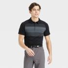 Men's Seamless Polo Shirt - All In Motion Heathered Black