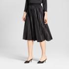 Women's Pleated Skirt - Mossimo Black