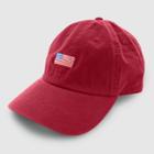 Wemco Men's Americana Flag Baseball Hat - Red One Size,