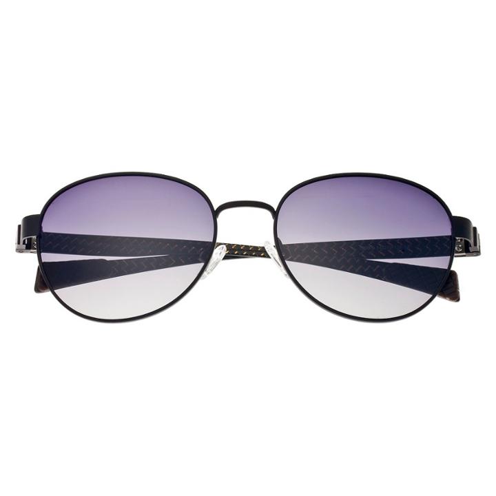 Breed Men's Volta Polarized Sunglasses With Titanium Frame And Carbon Fiber Arms - Black/black