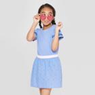 Girls' Short Sleeve Sequin Striped T-shirt - Cat & Jack Blue