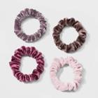 Velvet Fabric Twisters Hair Elastic - Wild Fable Pink