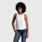 Women's United By Blue Natural High-neck Tank Top - Egret