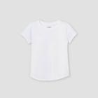 Girls' Sparkle Short Sleeve T-shirt - Cat & Jack White