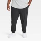 Men's Big Lightweight Tricot Joggers - All In Motion Black