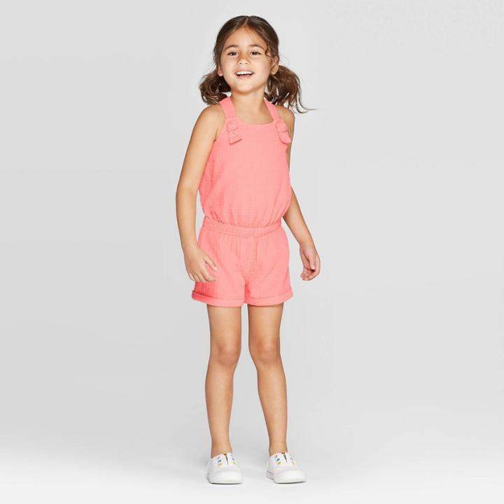 Toddler Girls' Romper - Cat & Jack Pink