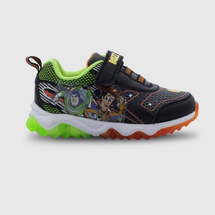 Toddler Boys' Toy Story Light-up Sneakers - Black