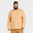 Men's Big & Tall Soft Stretch Long Sleeve Athletic Top - All In Motion Gold