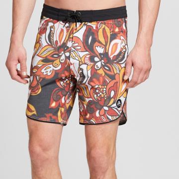 Target Men's 8 Shipwreck Board Shorts - Allyance Retro Marker Orange