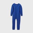 Toddler Adaptive Reversible Pajama Jumpsuit - Cat & Jack Navy