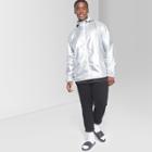 Men's Big & Tall Long Sleeve Full Zip Anorak Jacket - Original Use Flat Gray