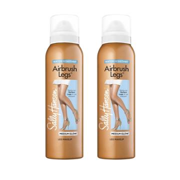 Sally Hansen Airbrush Legs Spray - 02 Medium Glow - 2pc/4.4 Fl Oz Ea