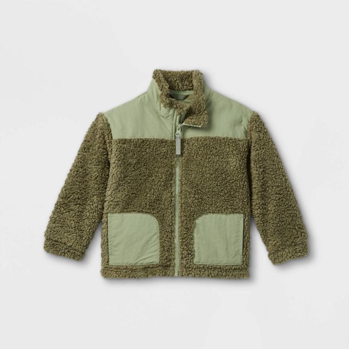 Toddler Fleece Jacket - Cat & Jack Green