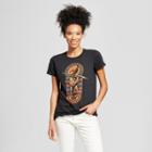 Women's Marvel Black Panther Short Sleeve Warriors Totem Graphic T-shirt (juniors') Black