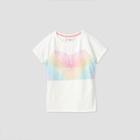 Girls' Short Sleeve Flip Sequin Unicorn T-shirt - Cat & Jack Cream