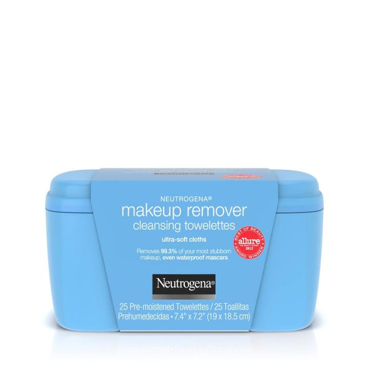 Neutrogena Makeup Remover Cleansing Towelettes & Face Wipes - 25ct, Adult Unisex