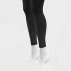Muk Luks Women's Fleece Lined 2pk Footless Tights - Black L, Women's,