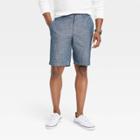 Men's 9 Slim Fit Chino Shorts - Goodfellow & Co Calm Blue