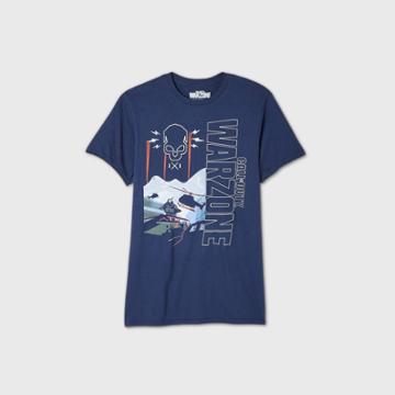 Men's Call Of Duty Warfare Short Sleeve T-shirt - Navy