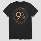 Men's Warner Bros. Harry Potter Platform 9 3/4 Short Sleeve T-shirt - Black