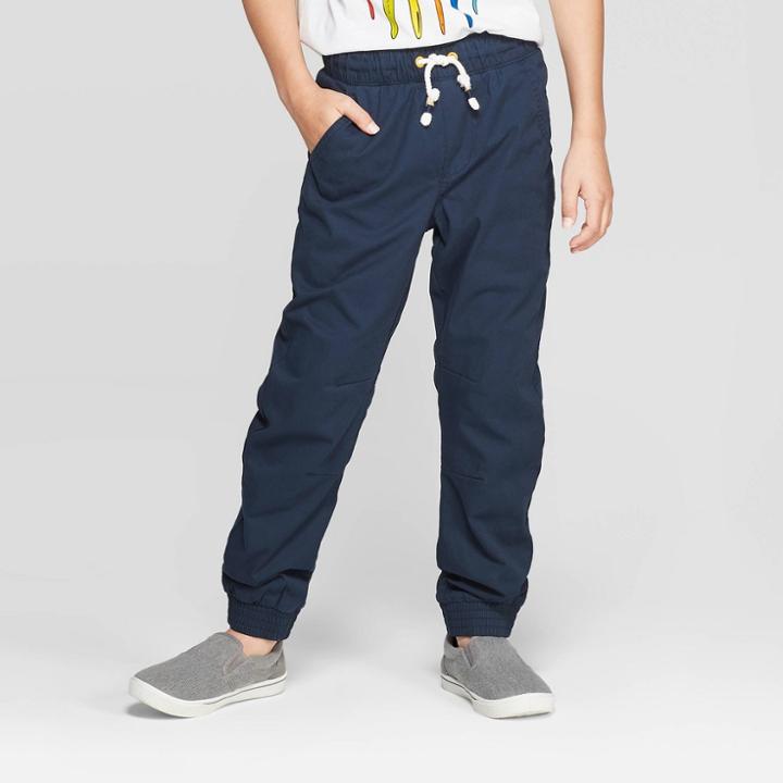Boys' Pull-on Jogger Pants - Cat & Jack Blue