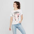 Paramount Pictures Women's Clueless Short Sleeve Drop Shoulder Graphic T-shirt (juniors') White