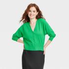 Women's Button-front Fine Gauge Ribbed Cardigan - A New Day