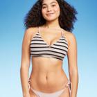 Women's Crochet Bralette Bikini Top - Wild Fable Brown D/dd Cup